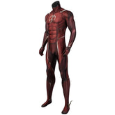 The Flash Barry Allen Halloween Cosplay Costume Superhero 3D Print Jumpsuit Mask - Coscosmos